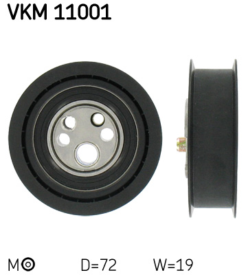Tensioner Pulley, timing belt - VKM 11001 SKF